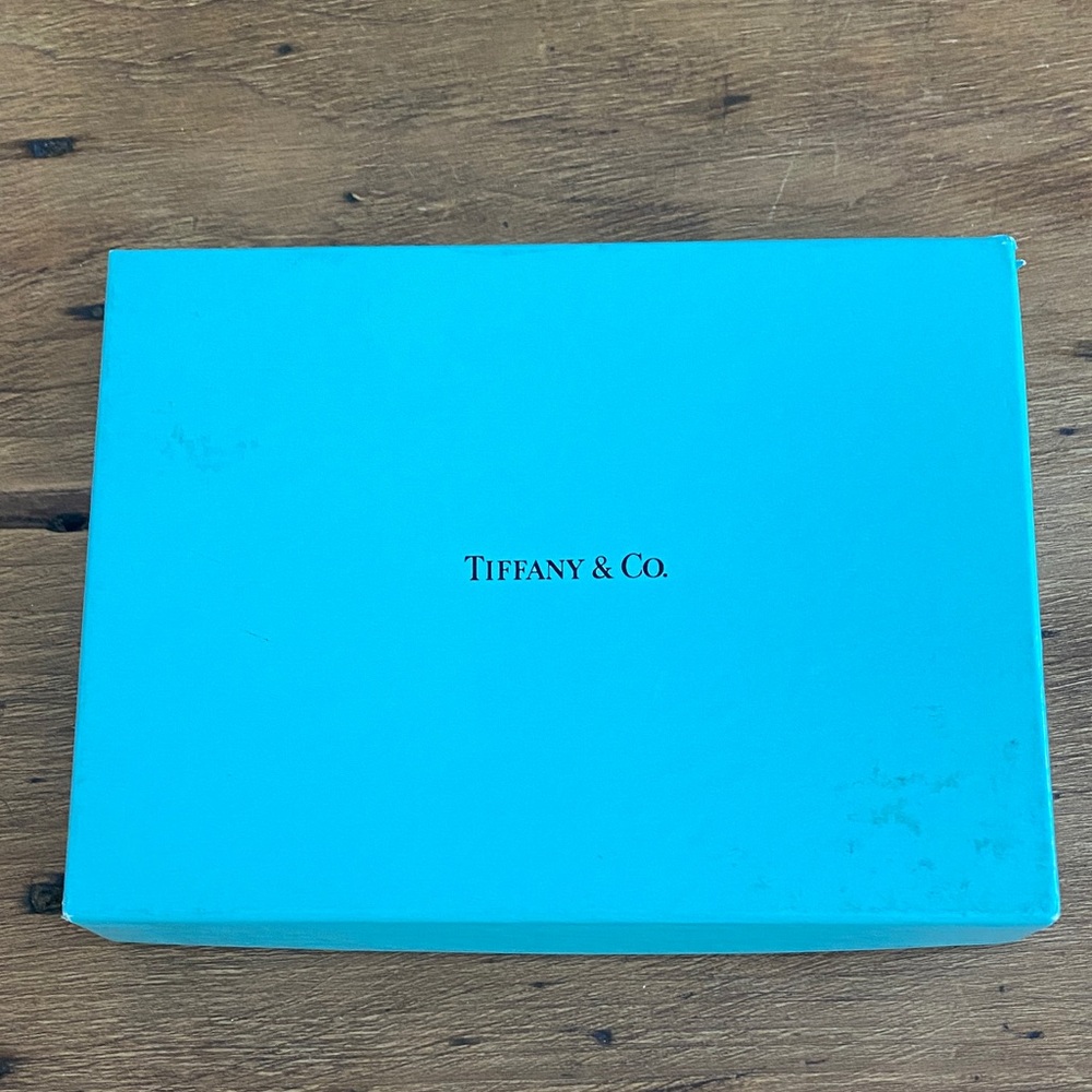 Tiffany & Co. Dark Green& Gold leather Travel Journal - never used - Picture 8 of 10
